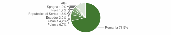 Grafico cittadinanza stranieri - Silvano d'Orba 2015