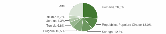 Grafico cittadinanza stranieri - Fara Novarese 2012