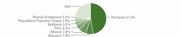 Grafico cittadinanza stranieri - Beinasco 2015