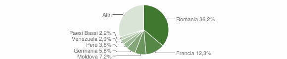 Grafico cittadinanza stranieri - Baldissero Torinese 2023