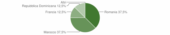 Grafico cittadinanza stranieri - Roaschia 2015