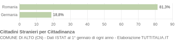 Grafico cittadinanza stranieri - Alto 2013