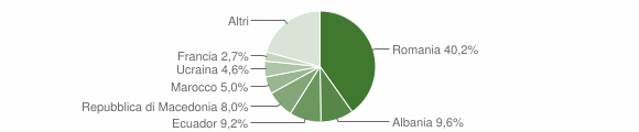 Grafico cittadinanza stranieri - Gavi 2009