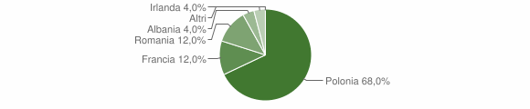 Grafico cittadinanza stranieri - Perrero 2008