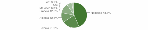 Grafico cittadinanza stranieri - Perrero 2015