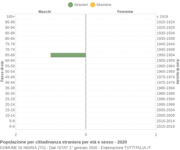 Grafico cittadini stranieri - Ingria 2020