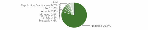 Grafico cittadinanza stranieri - Druento 2014
