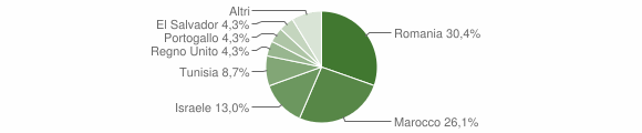Grafico cittadinanza stranieri - Coniolo 2011