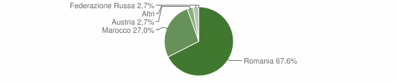 Grafico cittadinanza stranieri - Varisella 2010