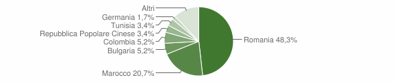 Grafico cittadinanza stranieri - Cascinette d'Ivrea 2015