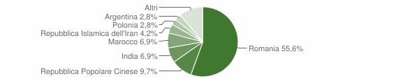 Grafico cittadinanza stranieri - Vische 2015