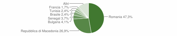 Grafico cittadinanza stranieri - Diano d'Alba 2017