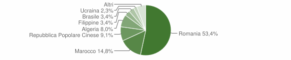 Grafico cittadinanza stranieri - Ceres 2011