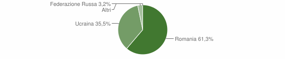 Grafico cittadinanza stranieri - Paderna 2011