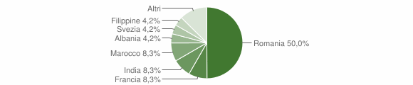 Grafico cittadinanza stranieri - Bairo 2015