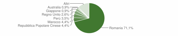 Grafico cittadinanza stranieri - Sciolze 2015