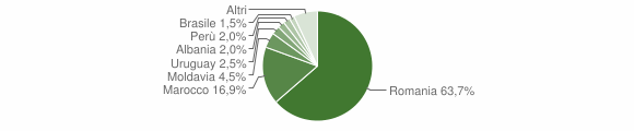 Grafico cittadinanza stranieri - Condove 2015