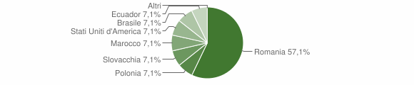 Grafico cittadinanza stranieri - Ozegna 2007