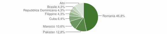 Grafico cittadinanza stranieri - Graglia 2015
