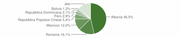 Grafico cittadinanza stranieri - Saluzzo 2015