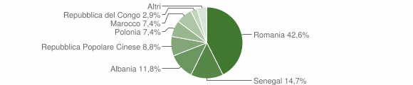 Grafico cittadinanza stranieri - Salmour 2014