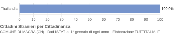 Grafico cittadinanza stranieri - Macra 2009