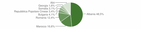 Grafico cittadinanza stranieri - Terlizzi 2015