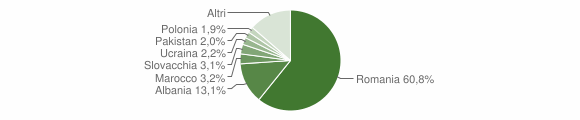 Grafico cittadinanza stranieri - Vieste 2015