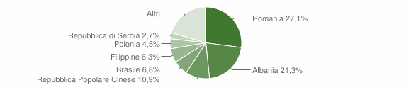 Grafico cittadinanza stranieri - Maglie 2010