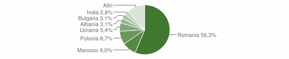 Grafico cittadinanza stranieri - Trinitapoli 2012