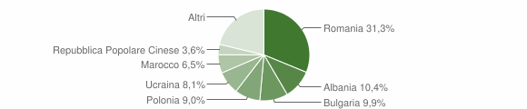 Grafico cittadinanza stranieri - San Severo 2014