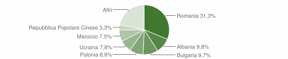 Grafico cittadinanza stranieri - San Severo 2015