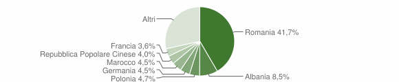 Grafico cittadinanza stranieri - Nardò 2013