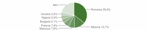 Grafico cittadinanza stranieri - Lucera 2014