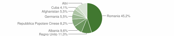 Grafico cittadinanza stranieri - Torchiarolo 2015