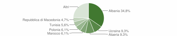 Grafico cittadinanza stranieri - Bisceglie 2007