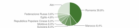 Grafico cittadinanza stranieri - Morciano di Leuca 2023