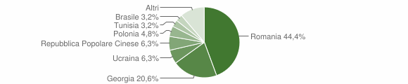Grafico cittadinanza stranieri - Palagianello 2015