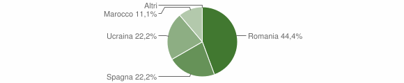 Grafico cittadinanza stranieri - Dualchi 2023