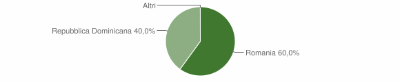 Grafico cittadinanza stranieri - Bultei 2013