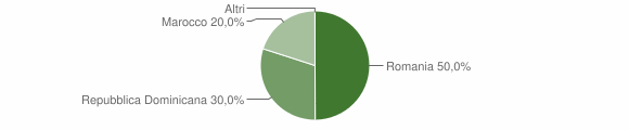 Grafico cittadinanza stranieri - Bultei 2014