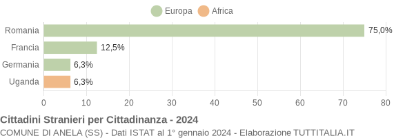 Grafico cittadinanza stranieri - Anela 2024