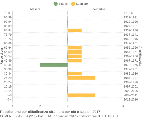 Grafico cittadini stranieri - Anela 2017