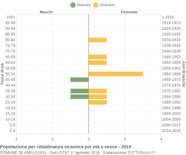 Grafico cittadini stranieri - Anela 2019