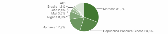 Grafico cittadinanza stranieri - Senorbì 2014