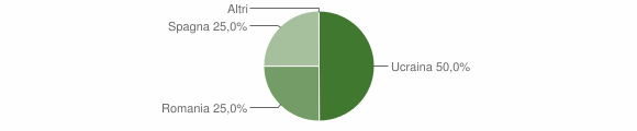 Grafico cittadinanza stranieri - Curcuris 2010