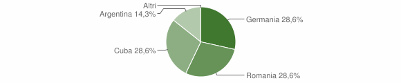 Grafico cittadinanza stranieri - Gesico 2010