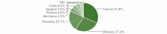 Grafico cittadinanza stranieri - Laerru 2013