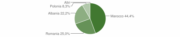 Grafico cittadinanza stranieri - Sedilo 2013