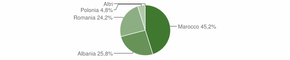 Grafico cittadinanza stranieri - Sedilo 2014
